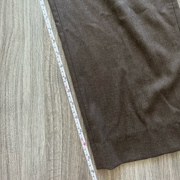 NWOT Zara Cropped Dad Pants in Brown | SIZE SMALL - Picture 4 of 7
